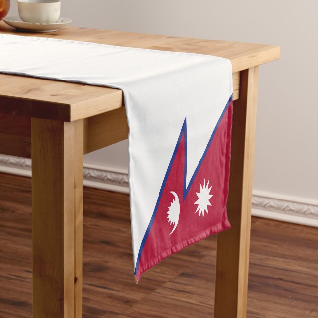 Caminho De Mesa Pequeno Bandeira do Nepal (No Local)
