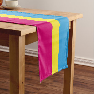 Caminho De Mesa Pequeno bandeira do orgulho pansexual SlipperyJoe rosa âmb