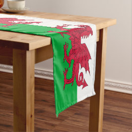 Caminho De Mesa Pequeno Bandeira do País de Gales e Cymru Sports House mes