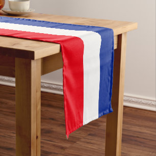 Caminho De Mesa Pequeno Bandeira Festiva e Patriótica Francesa (73")