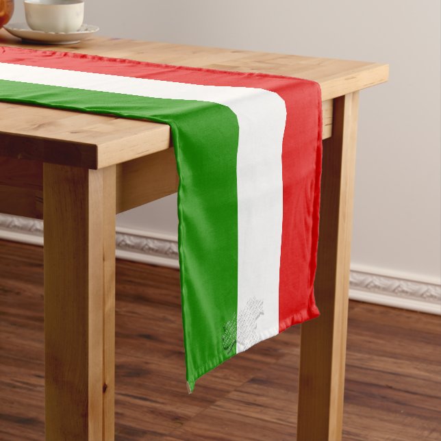 Caminho De Mesa Pequeno Bandeira italiana (No Local)
