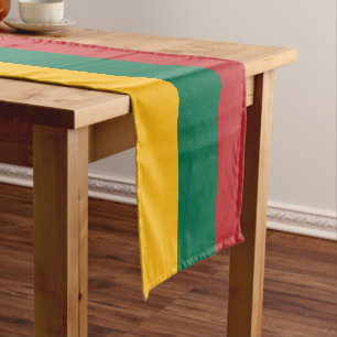 Caminho De Mesa Pequeno Bandeira lituana e fã de esportes decor Lituânia