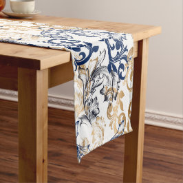 Caminho De Mesa Pequeno Baroque-Style Retro Classic Pattern