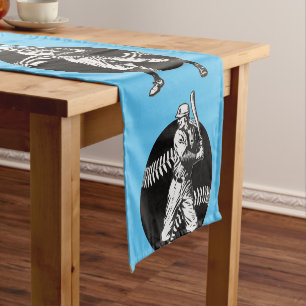 Caminho De Mesa Pequeno Baseball:Mesa de Vintage Runner