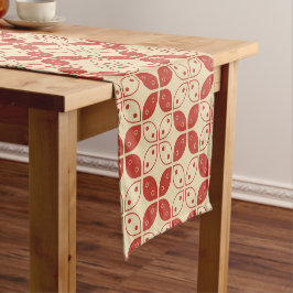 Caminho De Mesa Pequeno Batik Kawung, Padrão Indonésio, Javanês, Étnico
