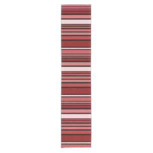 Caminho De Mesa Pequeno BG Stripes Padrão - VIII + o seu fundo.