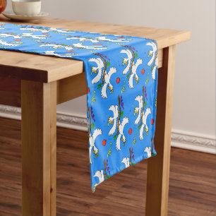 Caminho De Mesa Pequeno Bicatuta de pássaros engraçados