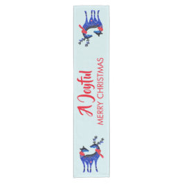 Caminho De Mesa Pequeno Blue Nordic Christmas Reindepaer