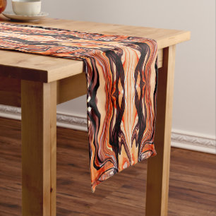 Caminho De Mesa Pequeno Bolo de Laranja e Café
