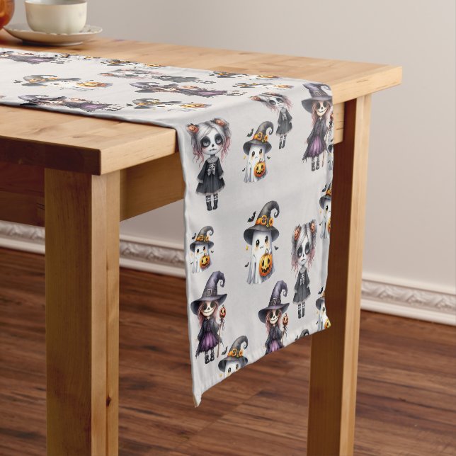 Caminho De Mesa Pequeno Bonito Halloween (No Local)