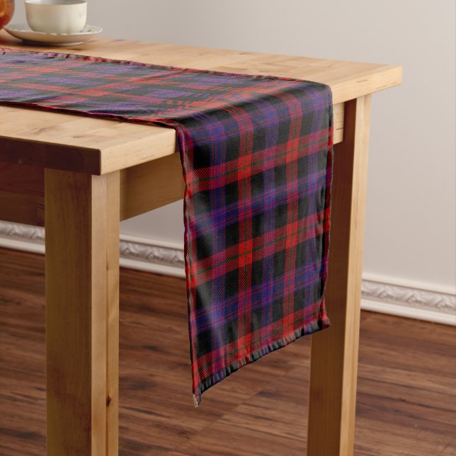 Caminho De Mesa Pequeno Brown Grady Tartan (No Local)