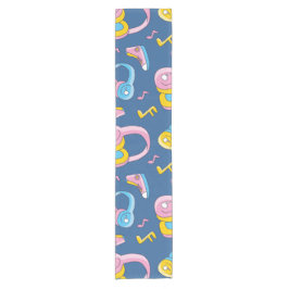 Caminho De Mesa Pequeno Bunter Musikmix em rosa, blau, gelb