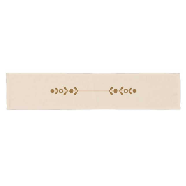 Caminho De Mesa Pequeno Caminhão de Mesa Desenho Floral Neutro em Estilo F (Horizontal)