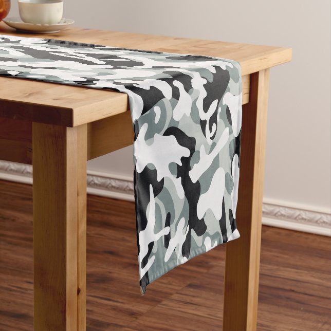 Caminho De Mesa Pequeno Camuflagem de poeiras de neve (No Local)