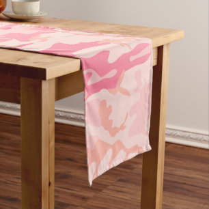 Caminho De Mesa Pequeno Camuflagem Rosa, Militar, Exército