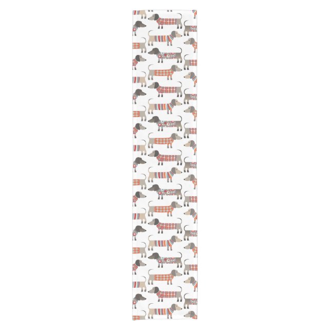 Caminho De Mesa Pequeno Cão de Enchimento (Frente)