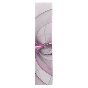 Caminho De Mesa Pequeno Caos Moderno Elegante Arte Fractal Abstrata Rosa