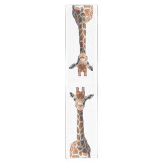 Caminho De Mesa Pequeno Cara de girafa bonita