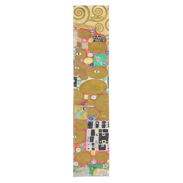 Caminho De Mesa Pequeno Casal Gustav Klimt Fulfillment Nouveau (Frente)