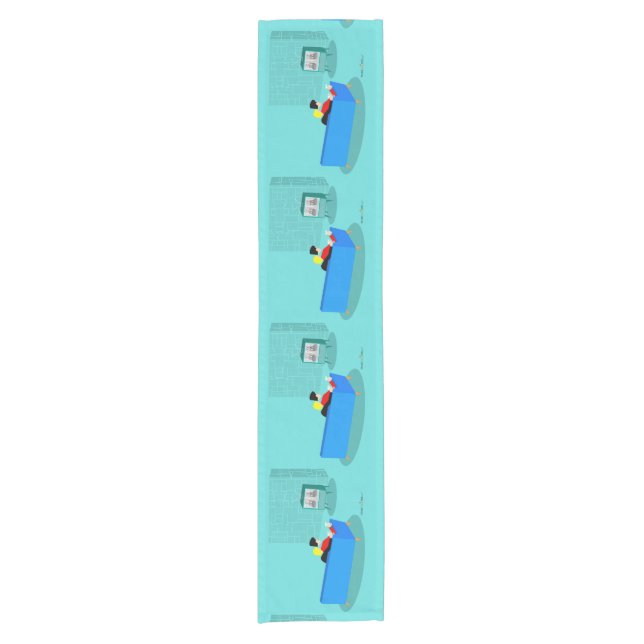 Caminho De Mesa Pequeno Casal retroGay assistindo ao executor da Mesa da T (Frente)