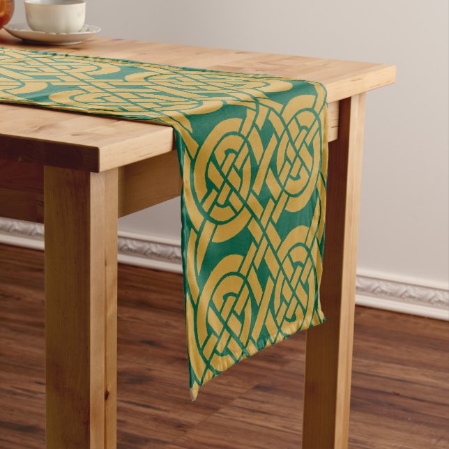 Caminho De Mesa Pequeno Celtic Knots Frieze Pattern (No Local)