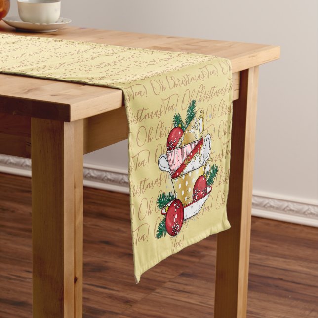 Caminho De Mesa Pequeno Chá de Natal! (No Local)