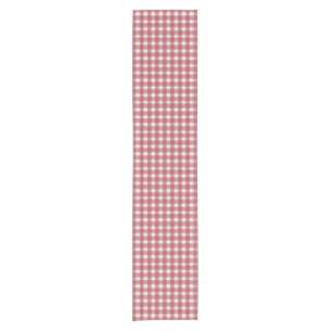 Caminho De Mesa Pequeno Charme Xadrez Vermelho