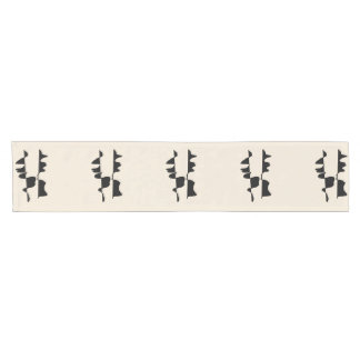 Caminho De Mesa Pequeno Chic Abstrait Dual Face