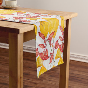 Caminho De Mesa Pequeno Chili & Turmeric em um Runner Mesa