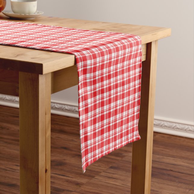 Caminho De Mesa Pequeno Christmas Holiday Plaid (No Local)