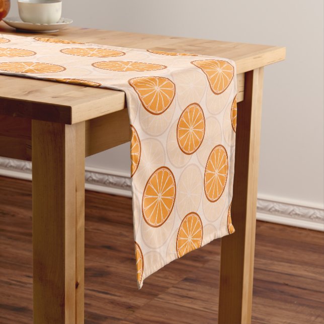 Caminho De Mesa Pequeno Citrus fruit oranges Table Runner (No Local)