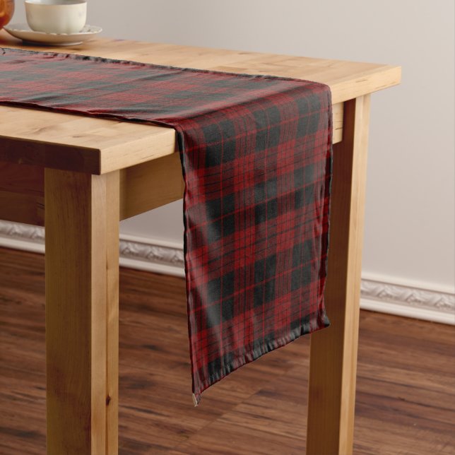 Caminho De Mesa Pequeno Clan Cameron Tartan Xadrez (No Local)