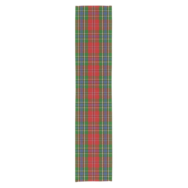 Caminho De Mesa Pequeno Clan MacLean De Duart Tartan (Frente)