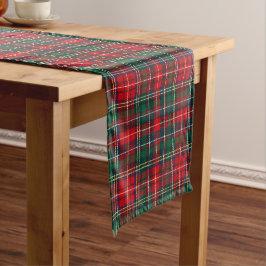Caminho De Mesa Pequeno Classic Tartan Plaid Christmas
