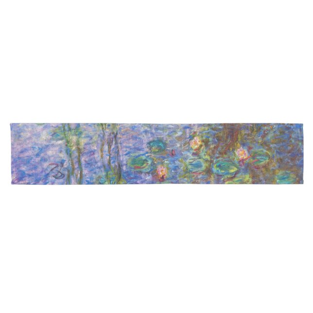 Caminho De Mesa Pequeno Claude Monet - Lírios Hídricos (Horizontal)