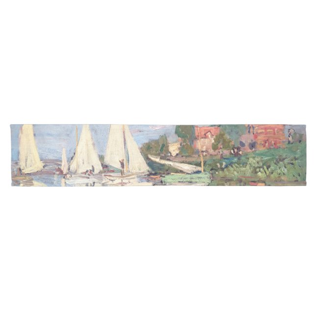 Caminho De Mesa Pequeno Claude Monet - Regattas em Argenteuil (Horizontal)