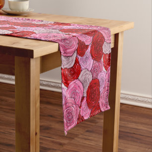 Caminho De Mesa Pequeno Cobertura de Rosas