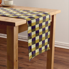 Caminho De Mesa Pequeno Combinação de Cores Castanho Dourado