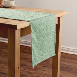 Caminho De Mesa Pequeno Confetti Aleatório Moderno, Sage Green