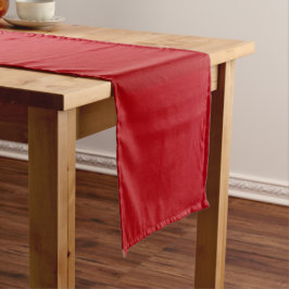 Caminho De Mesa Pequeno Cor Vermelha Simples