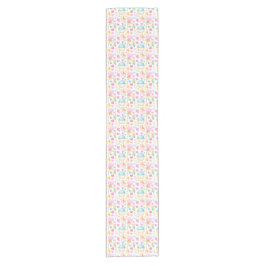 Caminho De Mesa Pequeno Corações e Cupcakes Padrões de Aquarela Doce