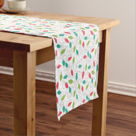 Caminho De Mesa Pequeno Corredor Colorido das Luzes de Corda Mesa