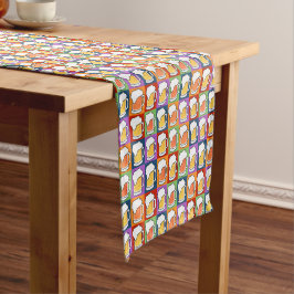 Caminho De Mesa Pequeno Corredor da mesa do pop art da CERVEJA
