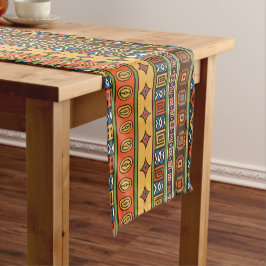 Caminho De Mesa Pequeno Corredor de mesa de Padrão Tribal Africano