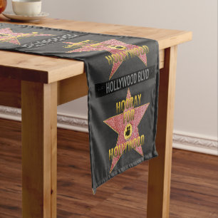 Caminho De Mesa Pequeno Corredor de mesa do Poster Hollywood Blvd.