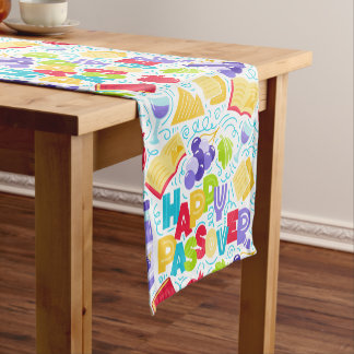 Caminho De Mesa Pequeno Corredor de Mesa Feliz Páscoa Judaica