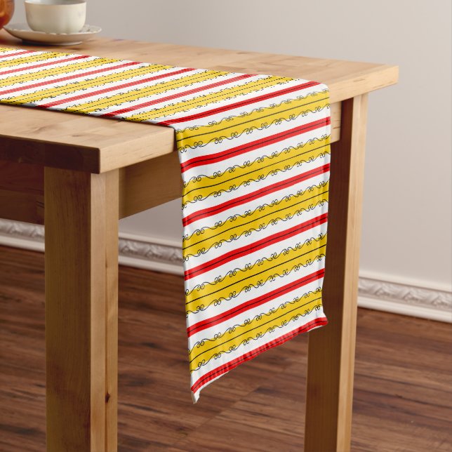 Caminho De Mesa Pequeno Corredor de mesa Spanish Stripe (No Local)