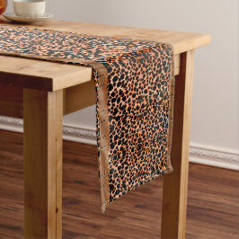 Caminho De Mesa Pequeno Corredor luxuoso da mesa do leopardo