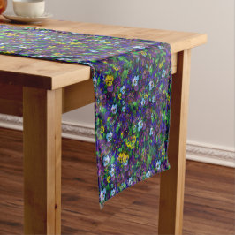 Caminho De Mesa Pequeno Corredores de mesa com Pensamentos [roxo] x3 taman