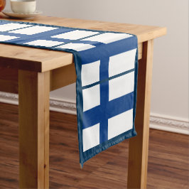 Caminho De Mesa Pequeno Decor de fãs finlandês de bandeira e esportes / Fi
